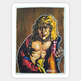 Silence Of The Lambs - "Goodbye Horses" Buffalo Bill portrait (original) Sticker